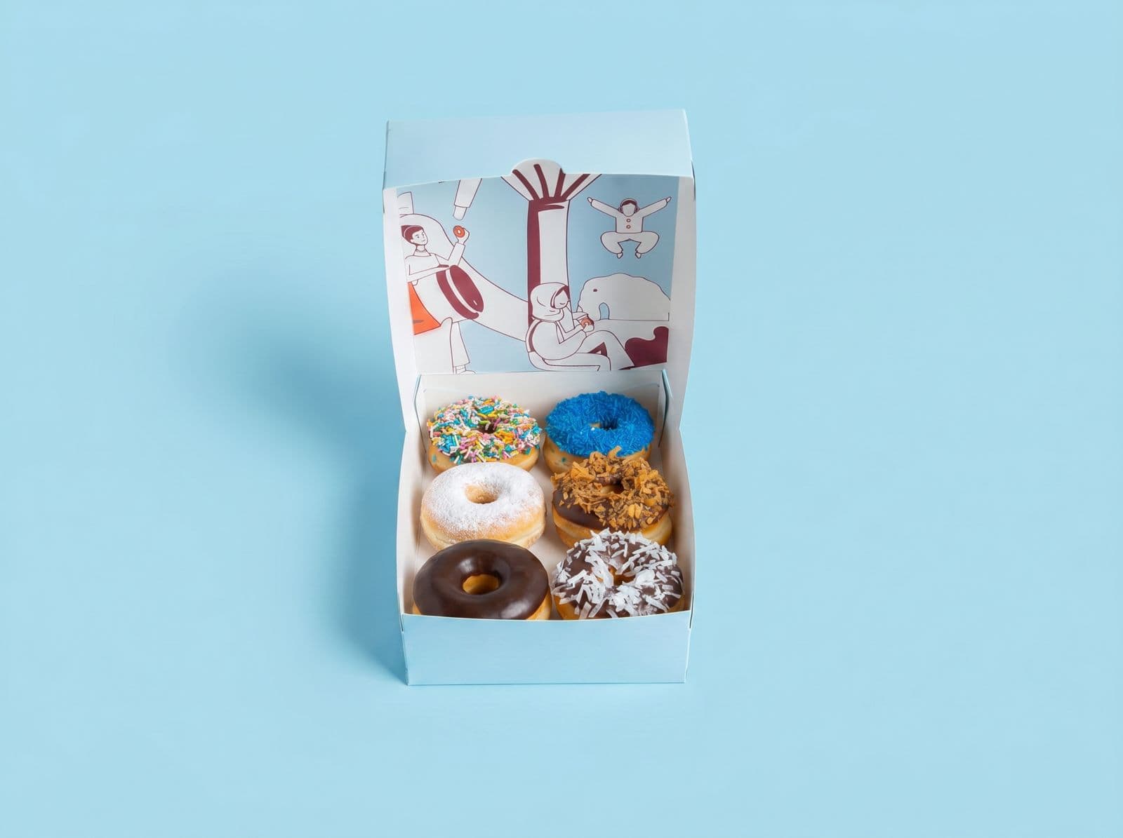 BOX OF 6 BABY DONUTS