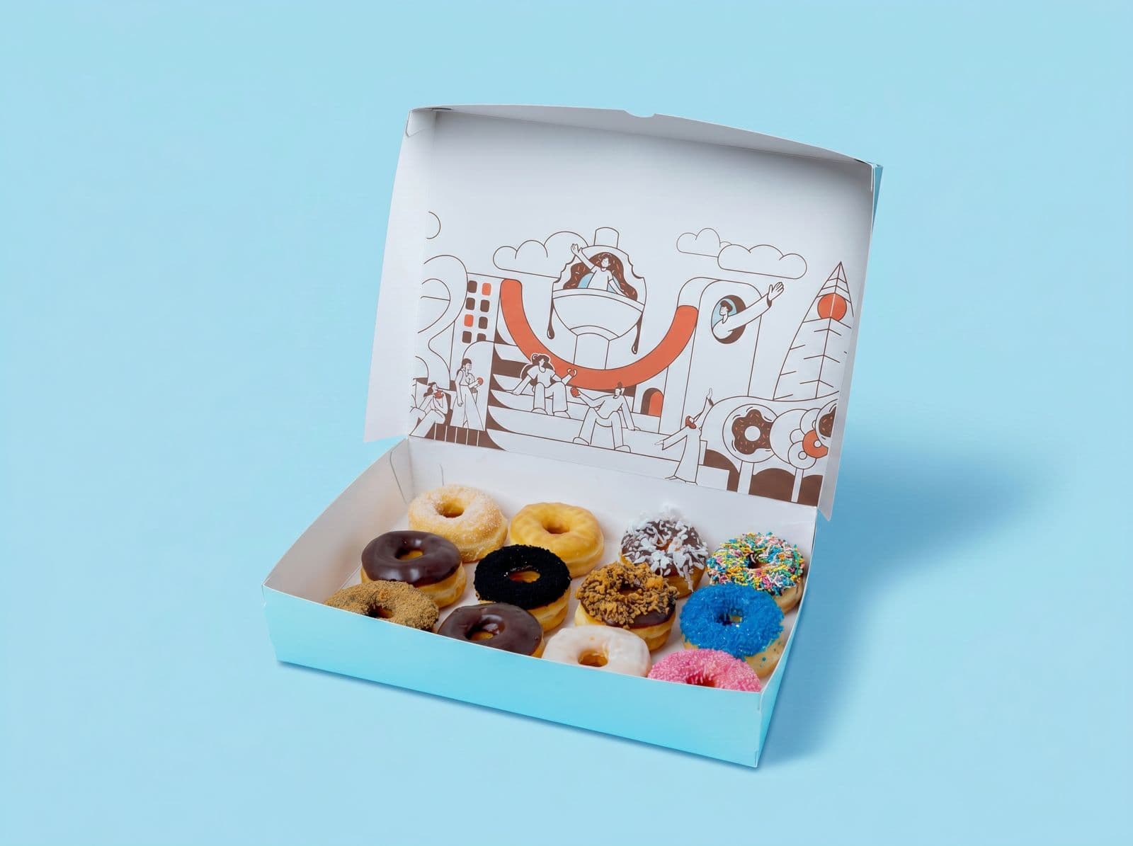 BOX OF 12 BABY DONUTS