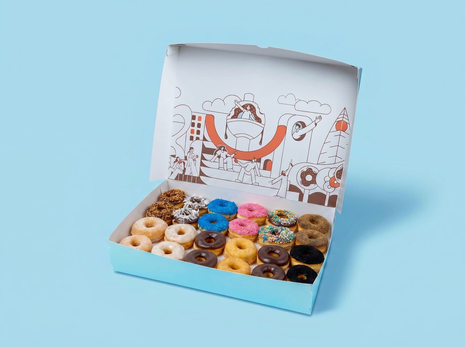 BOX OF 24 BABY DONUTS
