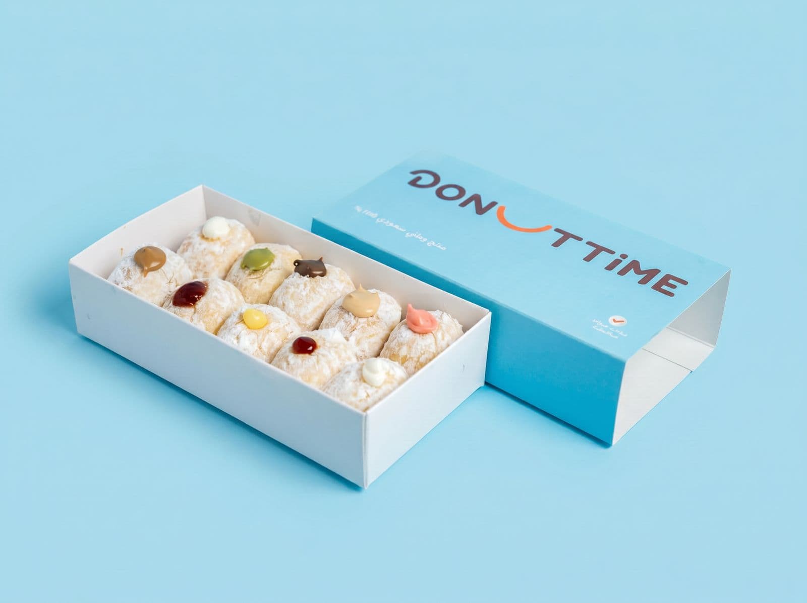 BOX OF 10 STUFFED MINI DONUTS