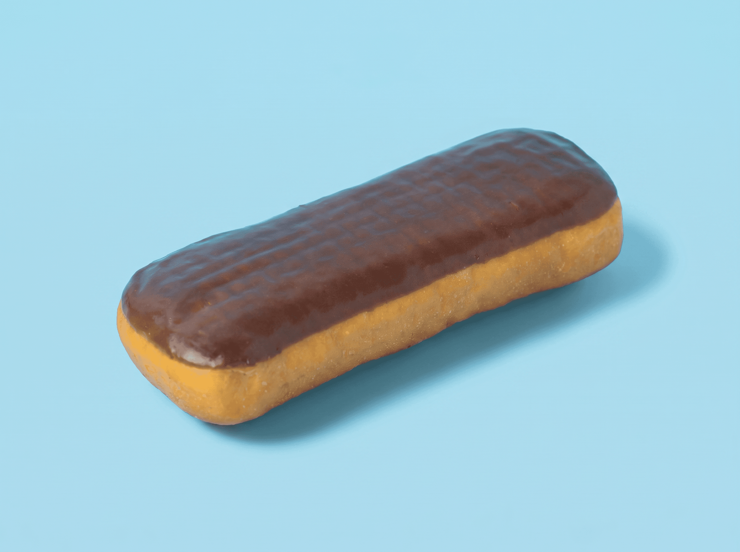 Long Chocolate Donut