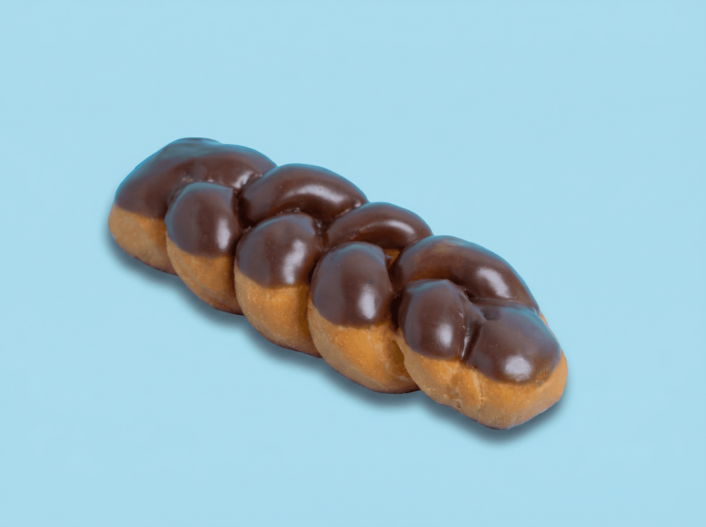 Braided Chocolate Donut